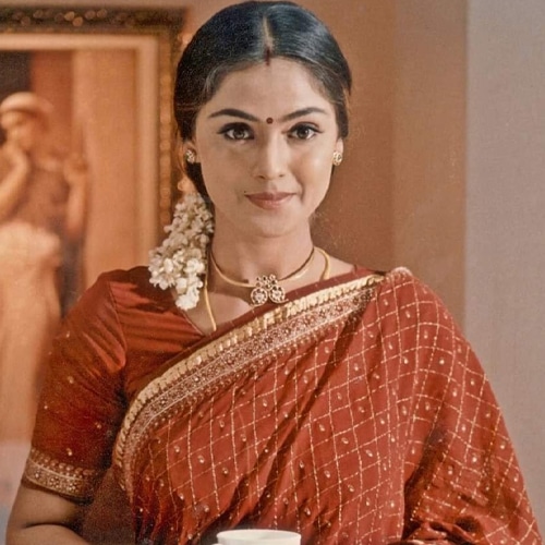 simran in saree