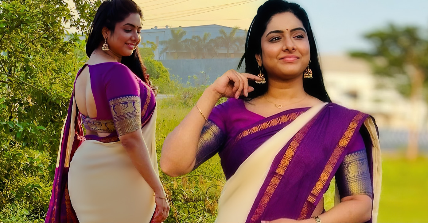 Syamantha Kiran wear saree